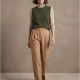 Women's waistcoat with angora wool