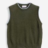 Women's waistcoat with angora wool