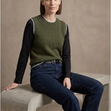 Women's waistcoat with angora wool