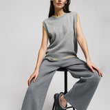 Women's waistcoat with angora wool