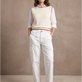 Women's waistcoat with angora wool