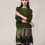 Women's cardigan with angora wool