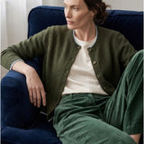 Women's cardigan with angora wool