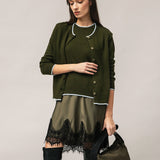 Women's cardigan with angora wool