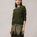 Women's cardigan with angora wool