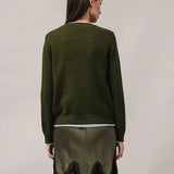 Women's cardigan with angora wool