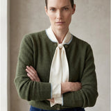 Women's cardigan with angora wool