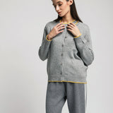 Women's cardigan with angora wool