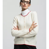 Women's cardigan with angora wool