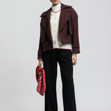 Women's cardigan with angora wool