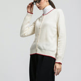 Women's cardigan with angora wool