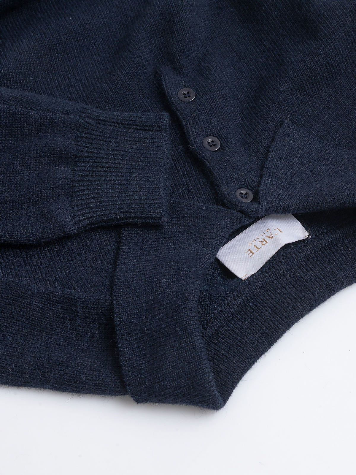Women's polo jumper with angora wool
