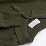 Women's polo jumper with angora wool