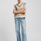 Women's waistcoat with fleece