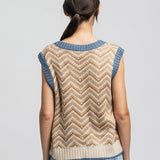 Women's waistcoat with fleece