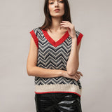 Women's waistcoat with fleece