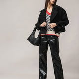 Women's waistcoat with fleece