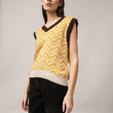 Women's waistcoat with fleece