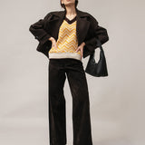 Women's waistcoat with fleece