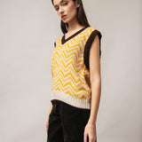 Women's waistcoat with fleece