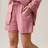 Women's muslin shorts