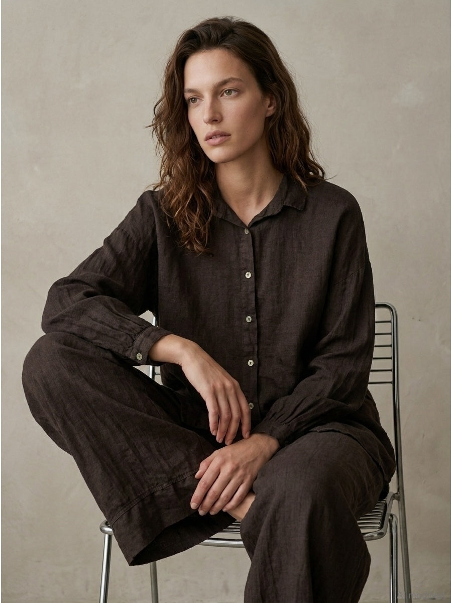 Women's trousers, Capsule Collection, 100% linen
