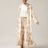 Women's shirt dress with silk