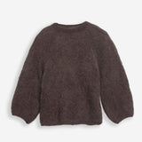 Women's sweater with mohair wool