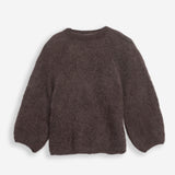 Women's sweater with mohair wool