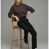 Women's sweater with mohair wool