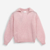 Women's sweater with mohair wool