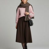 Women's sweater with mohair wool