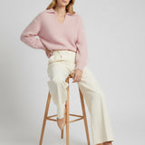 Women's sweater with mohair wool