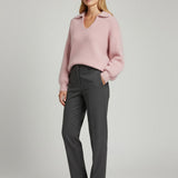 Women's sweater with mohair wool