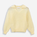 Women's jumper with baby alpaca wool