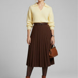 Women's sweater with mohair wool