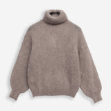 Women's sweater with mohair wool