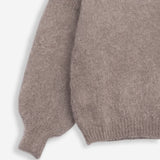 Women's sweater with mohair wool