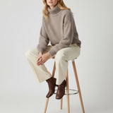 Women's sweater with mohair wool
