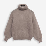 Women's sweater with mohair wool