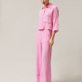 Women's linen trousers