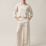 Women's linen trousers
