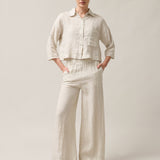 Women's linen trousers
