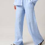 Women's linen trousers