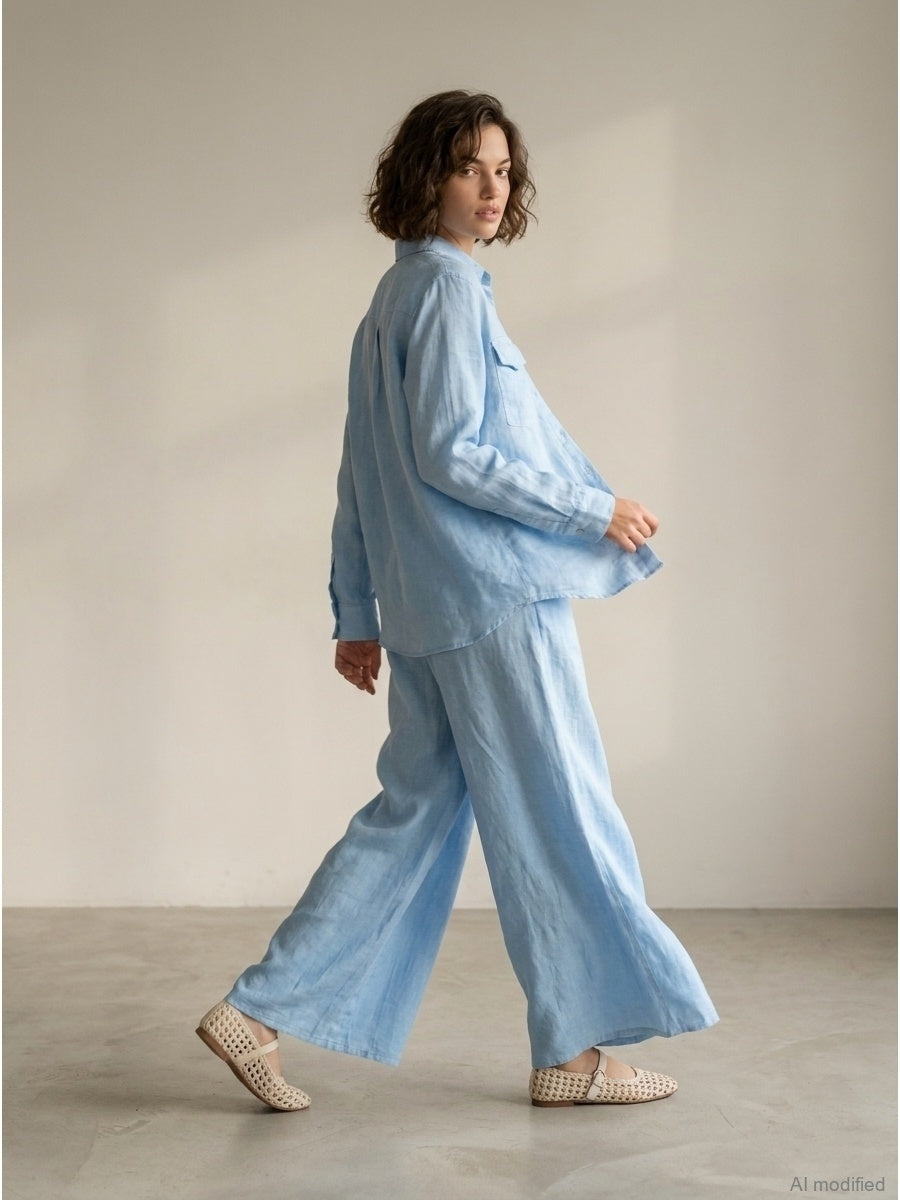 Women's trousers, Capsule Collection, 100% linen