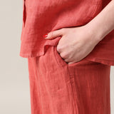 Women's linen trousers