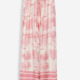 Women’s trousers with silk