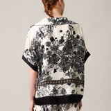 Women's polo shirt with silk