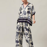 Women's polo shirt with silk