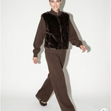 Women’s jumper and trousers with cashmere